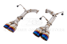 Load image into Gallery viewer, EOS Exhaust for Subaru WRX / STI VA (15-21) Muffler Delete Catback w/ Quad Burnt Tips Alternate Image