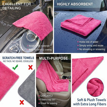 Load image into Gallery viewer, WASH&amp;WHIPS Edgeless Microfiber Coral Fleece with Ultrasonic Edge 3 Pack Alternate Image