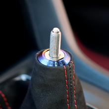 Load image into Gallery viewer, Hybrid Racing Shift Boot Collar for Maxim M10x1.5 Shifter Rods - Titanium HYB-BCA-01-11 Alternate Image