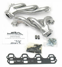 Load image into Gallery viewer, JBA Shorty Headers Ford F150 5.0L V8 (87-95) CARB/Smog Legal 1 1/2&quot; Stainless - Raw or Silver Ceramic Coating Alternate Image
