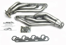 Load image into Gallery viewer, JBA Shorty Headers for Mercury Cougar V8 289 (67-68) 302 (68-70) 1 5/8" Raw Stainless or Silver Ceramic Alternate Image