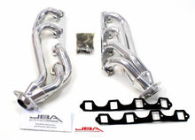 Load image into Gallery viewer, JBA Shorty Headers for Mercury Cougar V8 289 (67-68) 302 (68-70) 1 5/8" Raw Stainless or Silver Ceramic Alternate Image