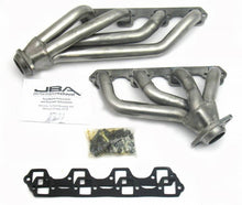 Load image into Gallery viewer, JBA Shorty Headers for Mercury Cougar V8 (67-73) 1 5/8" Raw Stainless or Silver Ceramic Alternate Image