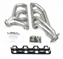 Load image into Gallery viewer, JBA Shorty Headers for Mercury Cougar V8 (67-73) 1 5/8" Raw Stainless or Silver Ceramic Alternate Image