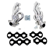 Load image into Gallery viewer, JBA Shorty Headers Ford F250 / F350 Super Duty 6.8L V10 (05-10) CARB/Smog Legal 1 5/8&quot; Stainless - Silver Ceramic or Raw Finish Alternate Image