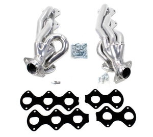 JBA Shorty Headers Ford F250 / F350 Super Duty 6.8L V10 (05-10) CARB/Smog Legal 1 5/8" Stainless - Silver Ceramic or Raw Finish