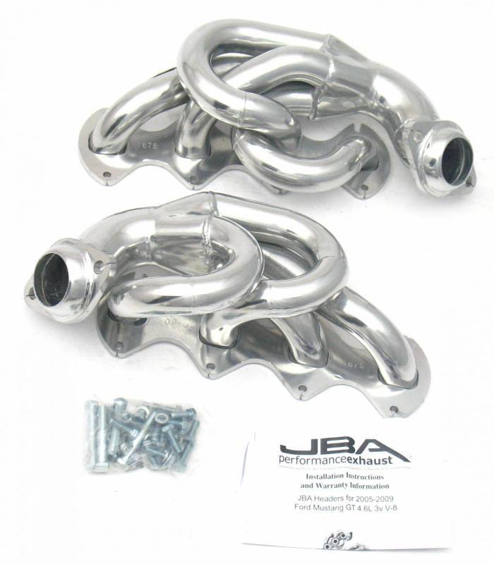 JBA Shorty Headers Ford Mustang S197 4.6L V8 3V GT (05-10) CARB/Smog L