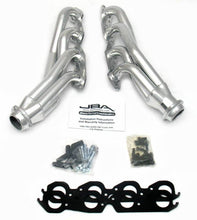 Load image into Gallery viewer, JBA Shorty Headers for Chevy C1500 454 SS 7.4L V8 (1990-1993) CARB/Smog Legal 1 3/4" Silver Ceramic with or without Smog Pump Alternate Image