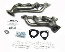 Load image into Gallery viewer, JBA Shorty Headers Chevy Silverado 6.2L (99-01) CARB/Smog Legal 1 5/8" - Silver Ceramic or Raw Finish - Raw Finish Alternate Image