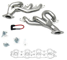 Load image into Gallery viewer, JBA Shorty Headers Chevy Camaro SS 6.2L V8 (14-17) CARB/Smog Legal - Silver Ceramic or Raw Finish - Silver Ceramic Alternate Image