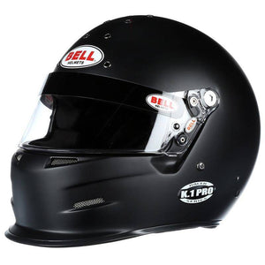 Bell Racing K1 Pro Helmet [Snell SA2020] Matte Black or White HANS-compatible