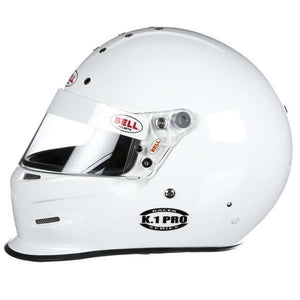 Bell Racing K1 Pro Helmet [Snell SA2020] Matte Black or White HANS-compatible