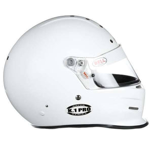 Bell Racing K1 Pro Helmet [Snell SA2020] Matte Black or White HANS-compatible