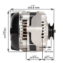 Load image into Gallery viewer, JS Alternators for Chevy Camaro 5.7L V8 (1968-1972) 12si High Output 250 / 320 amp Alternate Image