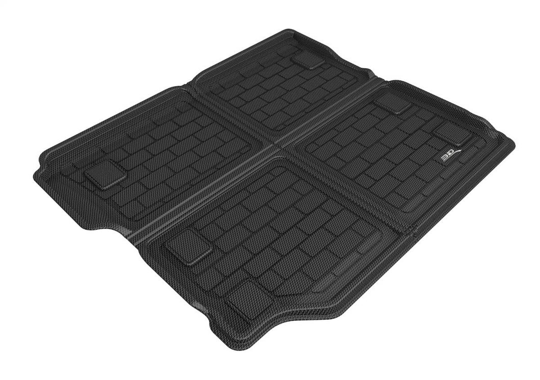 3D MAXpider Cargo Liner Jeep Wrangler JK (21-24) Cross Fold Kagu Black Rubber - w/ or w/o Subwoofer