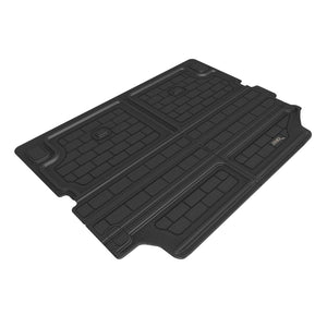 3D MAXpider Cargo Liner Hummer H3 (05-10) Stowable Kagu Black Rubber - Behind 2nd Row Seats -
