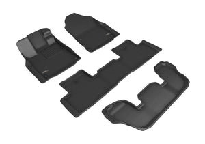 3D MAXpider Floor Mat Acura MDX (2022-2024) All-Weather Kagu Series Black