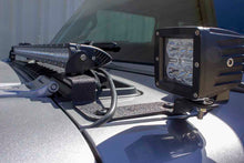Load image into Gallery viewer, Fishbone Offroad Cowl Light Brackets Jeep Wrangler JL (2018-2023) Black Textured Powder Coat Alternate Image