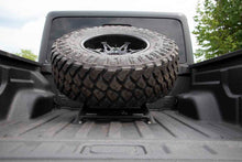 Load image into Gallery viewer, Fishbone Offroad In-Bed Tire Carrier Jeep Gladiator JT (20-23) Black Powder Coated Steel Alternate Image