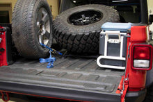 Load image into Gallery viewer, Fishbone Offroad In-Bed Tire Carrier Jeep Gladiator JT (20-23) Black Powder Coated Steel Alternate Image