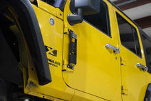 Load image into Gallery viewer, Fishbone Offroad Door Mounted Step Jeep Wrangler JK (07-18) JL (18-23) Black Powder Coated Alternate Image