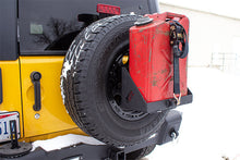 Load image into Gallery viewer, Fishbone Offroad Mounts Jeep Wrangler TJ (97-06) [Spare Tire Jerrycan] Textured Black Steel - Default Title Alternate Image