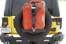 Load image into Gallery viewer, Fishbone Offroad Mounts Jeep Wrangler TJ (97-06) [Spare Tire Jerrycan] Textured Black Steel - Default Title Alternate Image