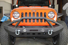 Load image into Gallery viewer, Fishbone Offroad Front Bumper Jeep Wrangler JK (07-18) [Full Width Winch] with or without LED's Alternate Image