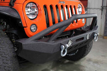 Load image into Gallery viewer, Fishbone Offroad Front Bumper Jeep Wrangler JK (07-18) [Full Width Winch] with or without LED's Alternate Image