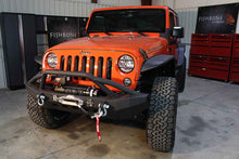 Load image into Gallery viewer, Fishbone Offroad Front Bumper Jeep Wrangler JK (07-18) [Full Width Winch] with or without LED's Alternate Image