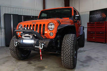 Load image into Gallery viewer, Fishbone Offroad Front Bumper Jeep Wrangler JK (07-18) [Stubby Winch Winch] with or without LED Light Provision - Yes Alternate Image