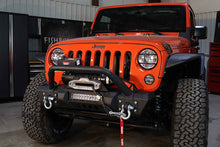 Load image into Gallery viewer, Fishbone Offroad Front Bumper Jeep Wrangler JK (07-18) [Stubby Winch Winch] with or without LED Light Provision - Yes Alternate Image
