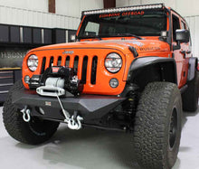 Load image into Gallery viewer, Fishbone Offroad Front Bumper Winch Jeep Wrangler JK (07-18) Manowar Version Alternate Image