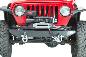 Fishbone Offroad Piranha Front Bumper Jeep Wrangler TJ (97-06) Bumper Only/ w/ Stinger/ w/ Winch Guard