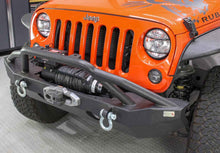 Load image into Gallery viewer, Fishbone Offroad Front Bumper Jeep Wrangler JK (07-18) [Full Width Winch] with or without LED's Alternate Image