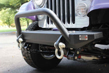 Load image into Gallery viewer, Fishbone Offroad Piranha Front Bumper Jeep Wrangler YJ (87-95) [w/ Tube Guard] Black Textured Powder Coat - Default Title Alternate Image