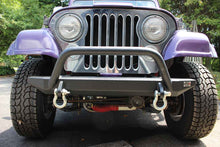 Load image into Gallery viewer, Fishbone Offroad Piranha Front Bumper Jeep Wrangler YJ (87-95) [w/ Tube Guard] Black Textured Powder Coat - Default Title Alternate Image