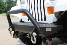 Load image into Gallery viewer, Fishbone Offroad Piranha Front Bumper Jeep Wrangler YJ (87-95) [w/ Tube Guard] Black Textured Powder Coat - Default Title Alternate Image