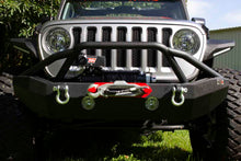 Load image into Gallery viewer, Fishbone Offroad Front Bumper Jeep Wrangler JL (18-22) Mid-Width or Stubby Winch Bumper - Mid-Width Winch Bumper Alternate Image