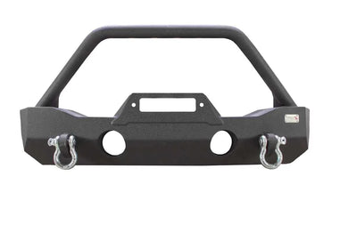 Fishbone Offroad Front Bumper Jeep Wrangler JL (18-22) [Mako Stubby Type] Textured Black