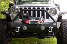 Load image into Gallery viewer, Fishbone Offroad Front Bumper Jeep Gladiator JT (20-23) [Mako Stubby Type] Textured Black - Default Title Alternate Image