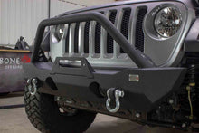 Load image into Gallery viewer, Fishbone Offroad Front Bumper Jeep Gladiator JT (20-23) [Mako Stubby Type] Textured Black - Default Title Alternate Image