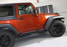 Load image into Gallery viewer, Fishbone Offroad Rock Slider Jeep Wrangler JK 2 Door (07-18) Black Textured Powder Coat - Default Title Alternate Image