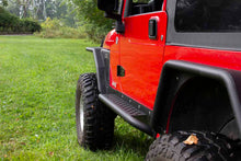 Load image into Gallery viewer, Fishbone Offroad Rock Slider Jeep Wrangler LJ (04-06) [w/ Tube Step] Black Textured Powder Coat - Default Title Alternate Image