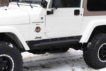 Load image into Gallery viewer, Fishbone Offroad Rock Slider Jeep Wrangler TJ (97-06) [Black Textured] w/ or w/o Tube Step - w/o Tube Step Alternate Image