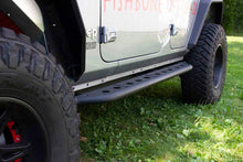 Load image into Gallery viewer, Fishbone Offroad Step Sliders Jeep Wrangler JL 4 Door (2018-2023) Textured Black Powder Coat - Default Title Alternate Image