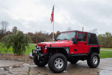 Load image into Gallery viewer, Fishbone Offroad Tube Fenders Jeep Wrangler TJ (97-06) [Front w/ Hex-Mesh Panels] Black Textured Alternate Image