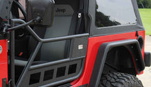 Load image into Gallery viewer, Fishbone Offroad Tube Doors Jeep Wrangler TJ (97-06) [Front] Black textured Alternate Image