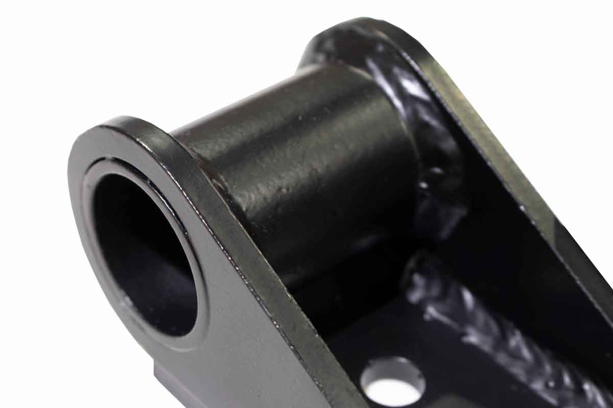 Fishbone Spring Fishbone Offroad Spring Shackle Hanger Jeep Wrangler CJ (76-86) Black