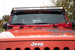 Fishbone Offroad Hi-Lift Jack Mount Jeep Gladiator JT (20-23) [Hood Mounted] Black Powder Coated Stainless Steel